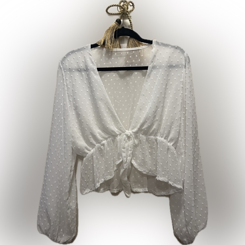 Sheer Crop Top M